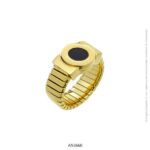 Anillo de Acero Dorado Forza Vera 3660