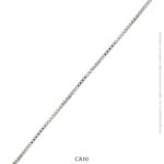 Cadena de Plata Italiana 10