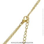 Gargantilla de Acero Dorado Diesel 40701G