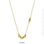 Gargantilla de Acero Dorado Diesel 40705G