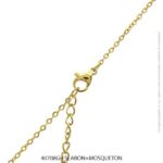 Gargantilla de Acero Dorado Diesel 40708G