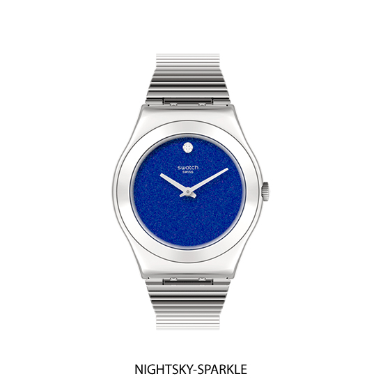Nightsky Sparkle - Reloj Unisex Swatch