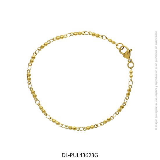 Pulsera de Acero Dorado Diesel 43623G