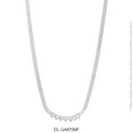 Gargantilla de Acero Blanco Diesel 44706P
