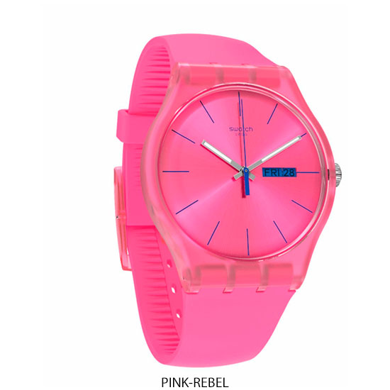 Reloj Swatch Pink Rebel SUOP700