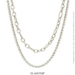 Gargantilla de Acero Blanco Diesel 45702P