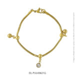 Pulsera de Acero Dorado Diesel 43621G