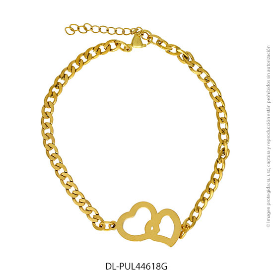 DL-PUL44618G Pulsera de Acero Dorado Diesel 44618G