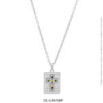 Gargantilla de Acero Blanco Diesel 49708P