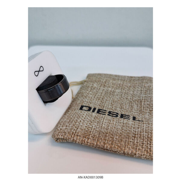 Anillo de Acero Negro Diesel XAD001309B