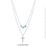 Gargantilla de Acero Blanco Diesel XAD001706P