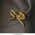 Anillo de Acero Dorado Diesel XAD003304G