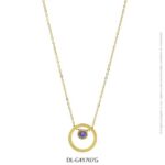 Gargantilla de Acero Dorado Diesel 41707G