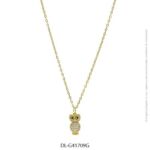 Gargantilla de Acero Dorado Diesel 41709G