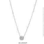 Gargantilla de Acero Blanco Diesel G49702P