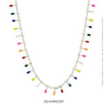 Gargantilla de Acero Blanco Diesel G49703P