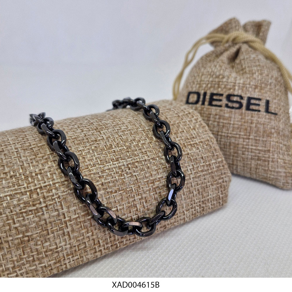 XAD004615B Pulsera de Acero Negro Diesel XAD004615B