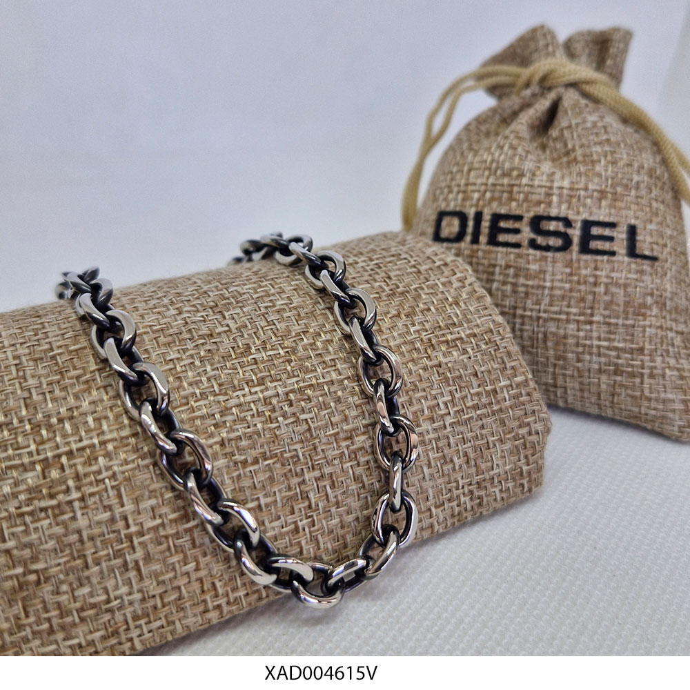 XAD004615V Pulsera de Acero Negro Diesel XAD004615V