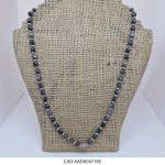 Cadena de Piedra Labradorita y Acero Quirúrgico Diesel XAD004718S (Hombre)
