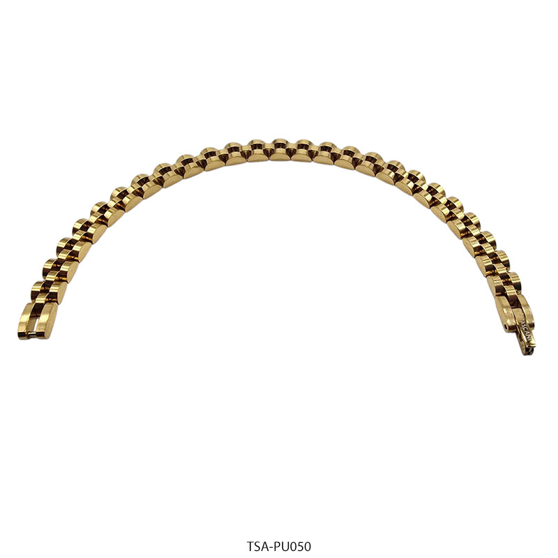 TSA-PU050 Pulsera de Acero Dorado Tascani 050