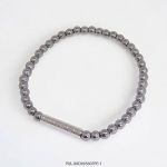 Pulsera de Acero Blanco y Hematite Plateado Diesel XAD005607PP - Image 2