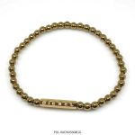 Pulsera de Acero y Hematite Dorado Diesel XAD005608GG