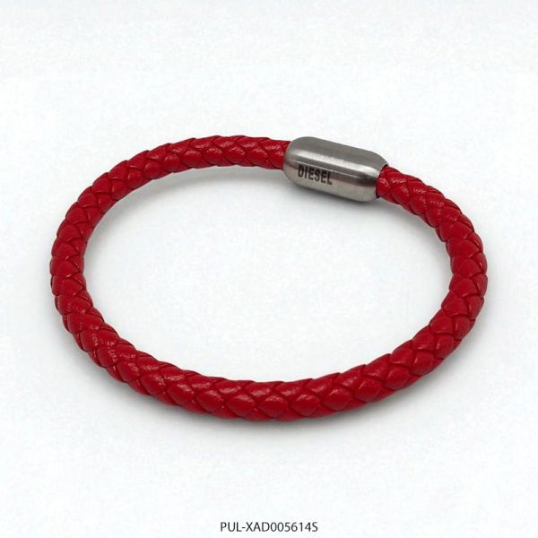 Pulsera de Cuero y Acero Diesel XAD005614S