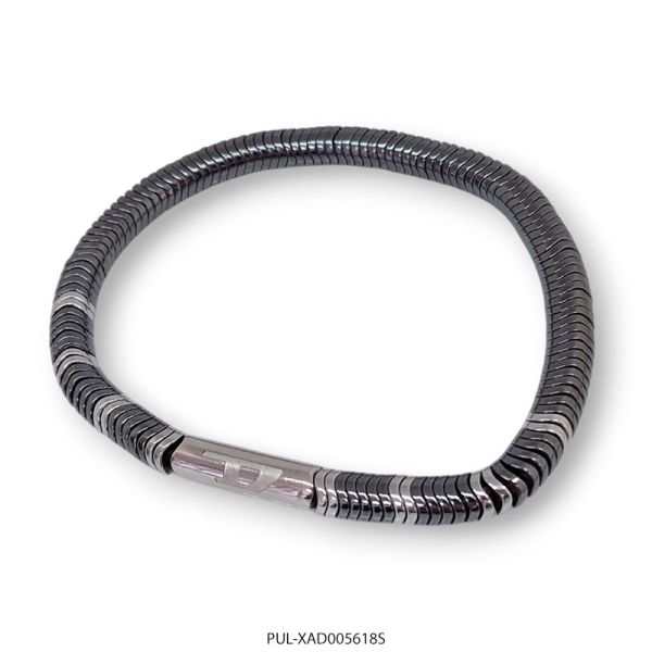 Pulsera de Acero y Hematite Diesel XAD005618S