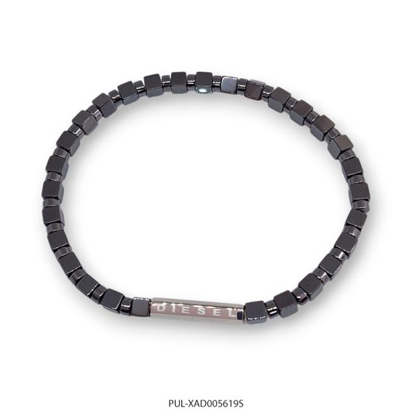 Pulsera de Acero y Hematite Diesel XAD005619S