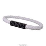 Pulsera de Cuero y Acero Negro Diesel XAD005631S