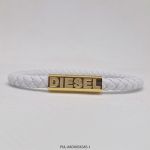 Pulsera de Cuero y Acero Dorado Diesel XAD005634S - Image 2