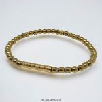 Pulsera de Acero Dorado y Hematite Dorado Diesel XAD005635GG