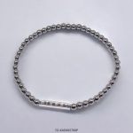 Tobillera de Acero Blanco y Hematite Plateado Diesel XAD005700PP