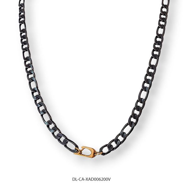 Cadena de Acero Vintage y Acero Dorado Diesel XAD006200V