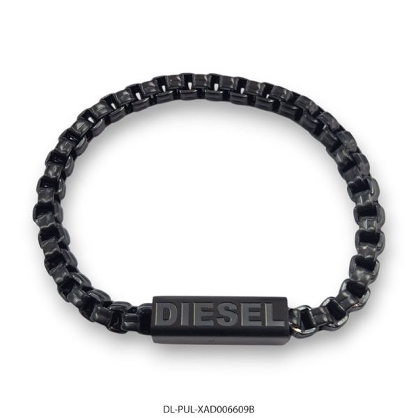 Pulsera de Acero Negro Mate Diesel XAD006609B
