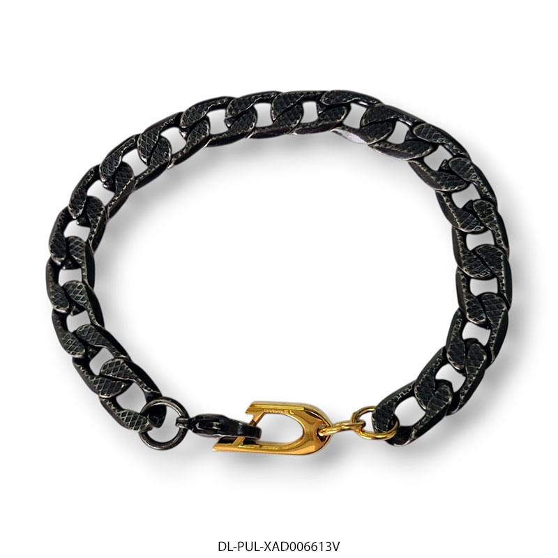 DL-PUL-XAD006613V Pulsera de Acero Vintage y Acero Dorado Diesel XAD006613V