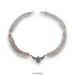 Gargantilla de Acero Blanco Diesel 70014P