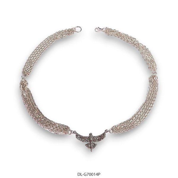 Gargantilla de Acero Blanco Diesel 70014P