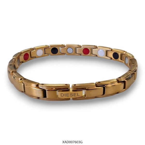Pulsera de Acero Dorado Diesel XAD007603G
