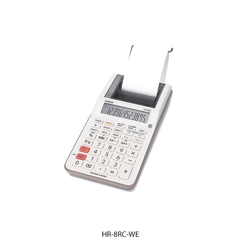 HR-8RC-WE Calculadora Casio HR-8RC