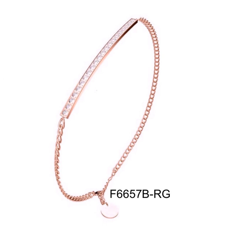 F6657B-RG Pulsera de Acero Feraud F6657B