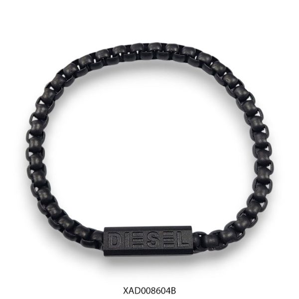 Pulsera de Acero Negro Diesel XAD008604B