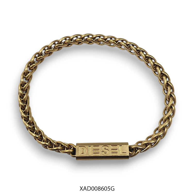 XAD008605G Pulsera de Acero Dorado Diesel XAD008605G