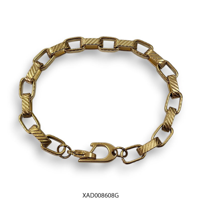XAD008608G Pulsera de Acero Dorado Diesel XAD008608G