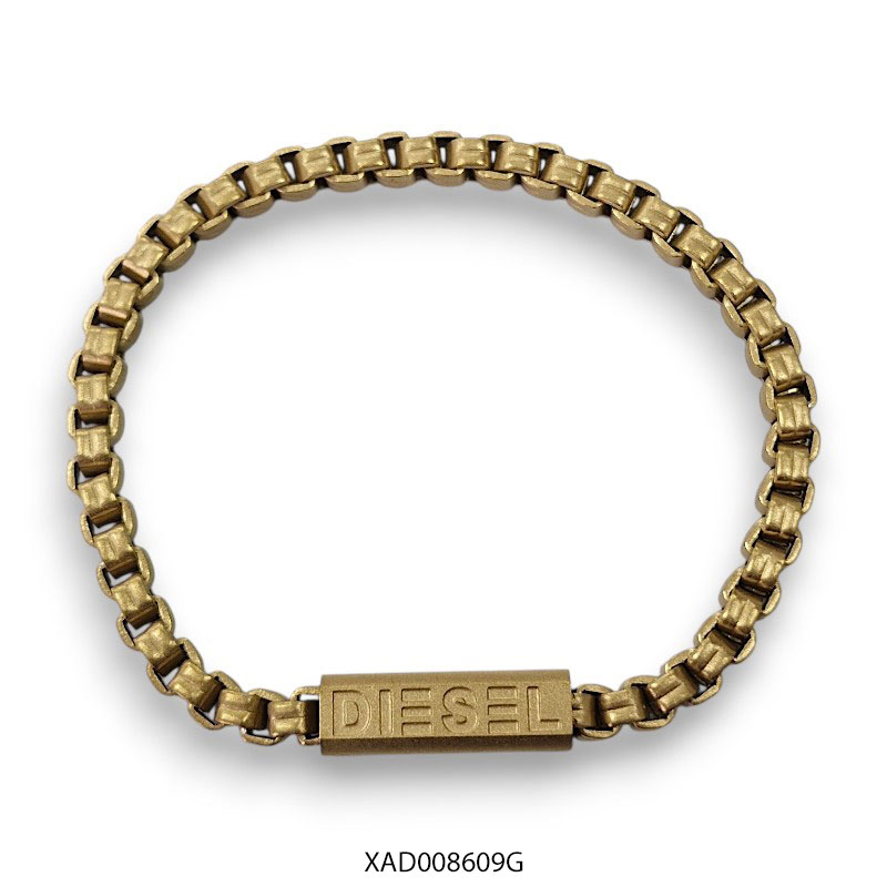 XAD008609G Pulsera de Acero Dorado Diesel XAD008609G